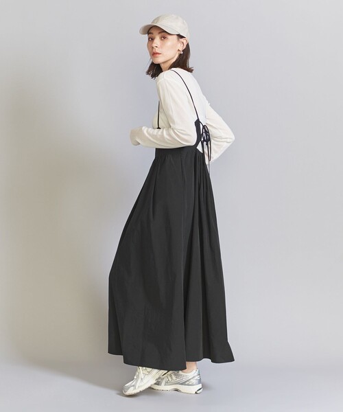 BEAUTY&YOUTH UNITED ARROWS（ビューティーアンドユースユナイテッドアローズ）の「バックホール キャミワンピース（ワンピース・レディース・ブラック/モカ・M/S）」の11枚目の写真