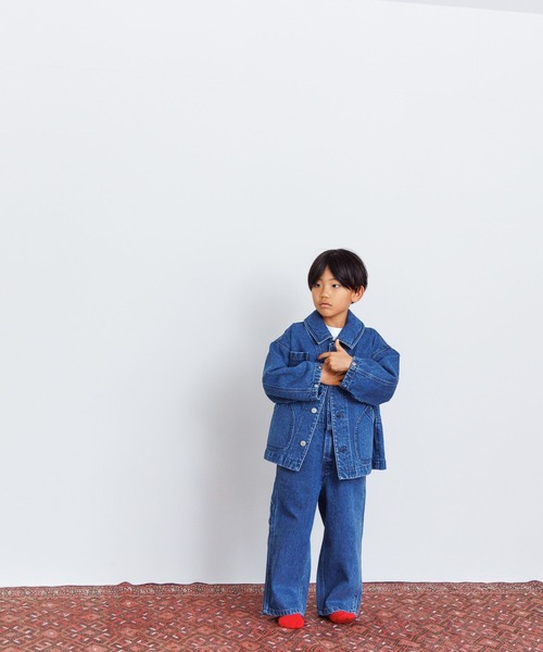 LOWRYS FARM(ローリーズファーム)の「デニムオーバーオール 993733(サロペット/オーバーオール・キッズ・ブルー/ブラック・130cm/140cm/110cm/120cm/150cm)」の9枚目の写真