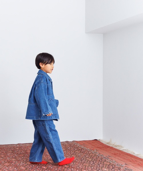 LOWRYS FARM(ローリーズファーム)の「デニムオーバーオール 993733(サロペット/オーバーオール・キッズ・ブルー/ブラック・130cm/140cm/110cm/120cm/150cm)」の10枚目の写真