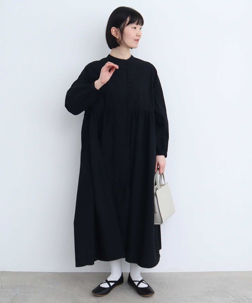 l'atelier du savon（アトリエドサボン）の「タイプライター　ころころボタンワンピース（ワンピース・レディース・ブラック/ピンク/ホワイト・FREE）」の21枚目の写真