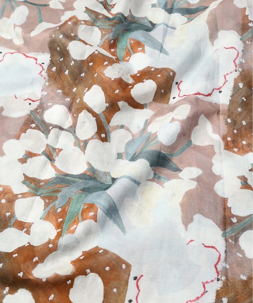 mudoca(ムドカ)の「【彼の憂い】プリントワンピース(ワンピース・レディース・ネイビー/テラコッタ・FREE)」の15枚目の写真