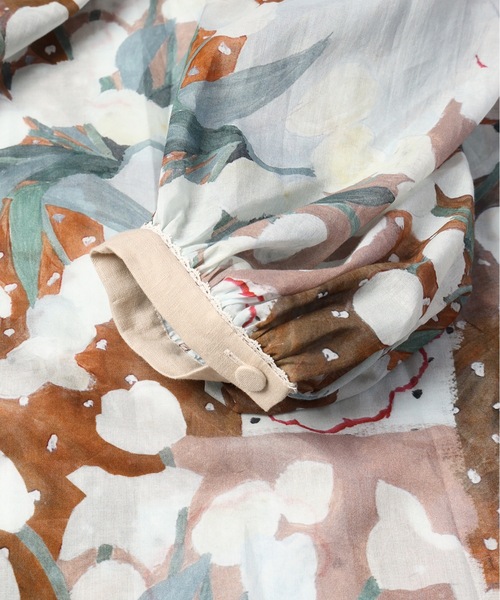 mudoca(ムドカ)の「【彼の憂い】プリントワンピース(ワンピース・レディース・ネイビー/テラコッタ・FREE)」の16枚目の写真