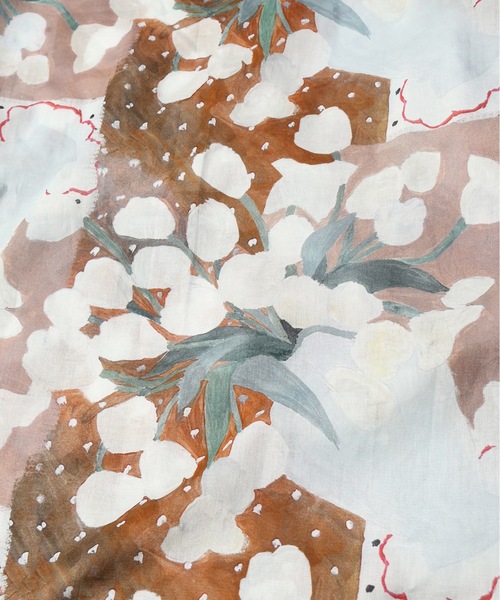 mudoca(ムドカ)の「【彼の憂い】プリントワンピース(ワンピース・レディース・ネイビー/テラコッタ・FREE)」の18枚目の写真