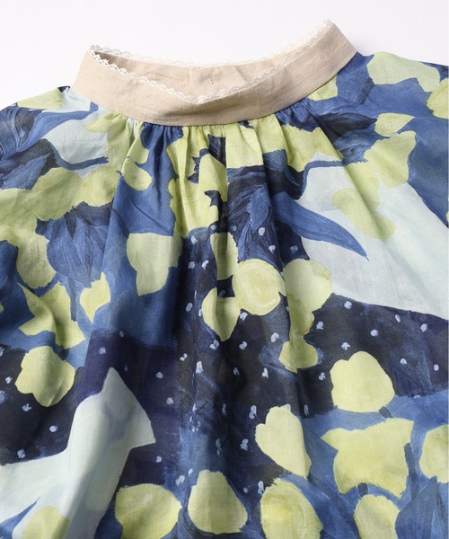 mudoca(ムドカ)の「【彼の憂い】プリントワンピース(ワンピース・レディース・ネイビー/テラコッタ・FREE)」の7枚目の写真