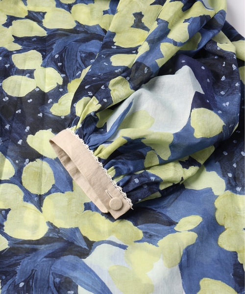 mudoca(ムドカ)の「【彼の憂い】プリントワンピース(ワンピース・レディース・ネイビー/テラコッタ・FREE)」の9枚目の写真