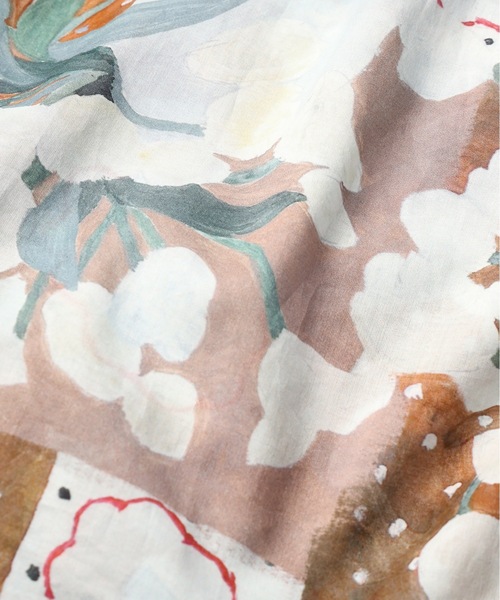 mudoca(ムドカ)の「【彼の憂い】プリントワンピース(ワンピース・レディース・ネイビー/テラコッタ・FREE)」の12枚目の写真