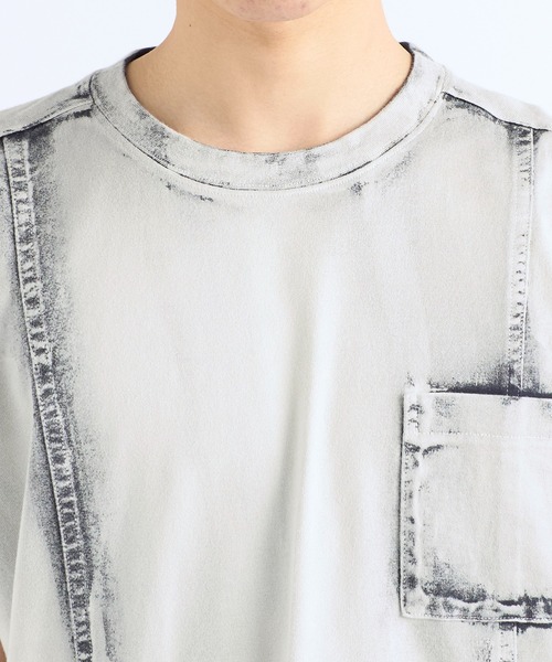 JOHN LAWRENCE SULLIVAN(ジョンローレンスサリバン)の「BLEACHED JERSEY SLEEVELESS TOP(その他トップス・メンズ・ホワイト・44/46/S/M)」の6枚目の写真