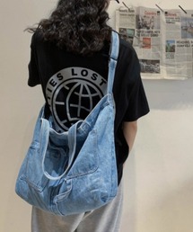 2way デニムショルダーバッグ トートバッグ