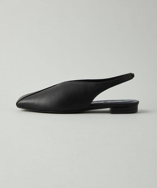 CITEN（シテン）の「＜CITEN＞Vカット スクエア フラット シューズ（パンプス・レディース・ワインレッド/ブラック・24.5cm/24cm/23.5cm/23cm）」の13枚目の写真