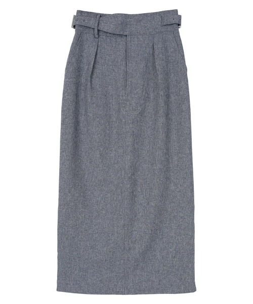 UR'S（ユアーズ）の「リネンライクサイドベルトデザインタイトスカート（スカート・レディース・アイボリー/ブラック/サンドベージュ/ブルー系その他・L/M/S）」の22枚目の写真