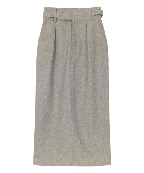 UR'S（ユアーズ）の「リネンライクサイドベルトデザインタイトスカート（スカート・レディース・アイボリー/ブラック/サンドベージュ/ブルー系その他・L/M/S）」の21枚目の写真