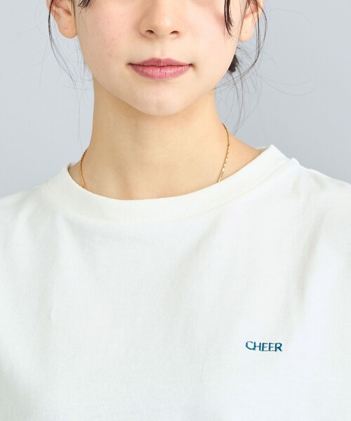 coen(コーエン)の「USAコットン天竺チビロゴ刺繍ロングスリーブTシャツ(Tシャツ/カットソー・レディース・オフホワイト/ライム/ダークグレー/コバルトブルー・M/L)」の21枚目の写真