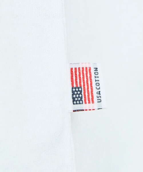 coen(コーエン)の「USAコットン天竺チビロゴ刺繍ロングスリーブTシャツ(Tシャツ/カットソー・レディース・オフホワイト/ライム/ダークグレー/コバルトブルー・M/L)」の16枚目の写真