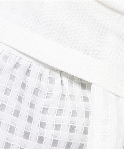 La TOTALITE(ラトータリテ)の「レースタンクツキプルオーバー◆(ニット/セーター・レディース・ブラック/ホワイト/ブルー系その他・FREE)」の11枚目の写真