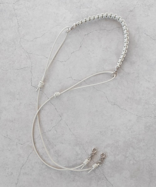 SENTI_LEATHER BRAID MULTI STRAP 【公式通販】