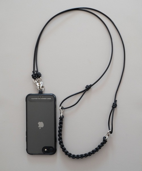 SENTI_LEATHER BRAID MULTI STRAP 【公式通販】
