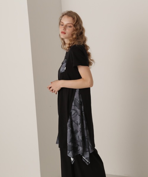 AVIREX(アヴィレックス)の「CAMO PRINT DRAPE ONE PIECE/カモプリントドレープワンピース(ワンピース・レディース・オリーブ/グレー/ブラック・SMALL/MEDIUM/LARGE)」の18枚目の写真