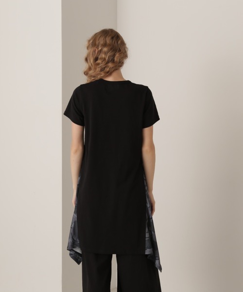 AVIREX(アヴィレックス)の「CAMO PRINT DRAPE ONE PIECE/カモプリントドレープワンピース(ワンピース・レディース・オリーブ/グレー/ブラック・SMALL/MEDIUM/LARGE)」の14枚目の写真