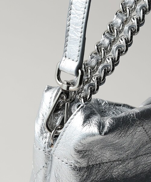 marco masi（マルコマージ）の「【別注】＜MARCO MASI＞Chain Shoulder/SILVER（ショルダーバッグ・レディース・シルバー・FREE）」の11枚目の写真