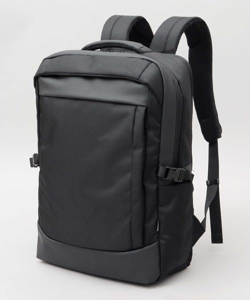 REGiSTA(レジスタ)の「スクエア型 PC収納対応 多収納 大きめサイズ ビジネスリュック(バックパック/リュック・メンズ・ブラック・FREE)」の6枚目の写真