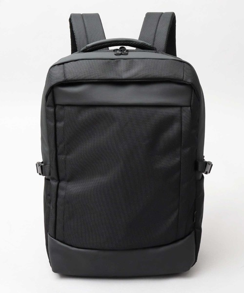 REGiSTA(レジスタ)の「スクエア型 PC収納対応 多収納 大きめサイズ ビジネスリュック(バックパック/リュック・メンズ・ブラック・FREE)」の5枚目の写真