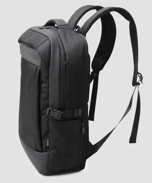 REGiSTA(レジスタ)の「スクエア型 PC収納対応 多収納 大きめサイズ ビジネスリュック(バックパック/リュック・メンズ・ブラック・FREE)」の4枚目の写真