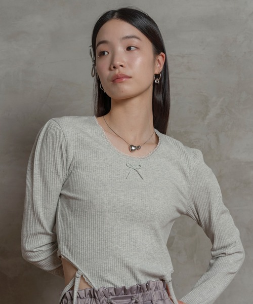 poiregnee（ポワニェ）の「［select］ハートネックレス（ネックレス・レディース・シルバー・FREE）」の2枚目の写真