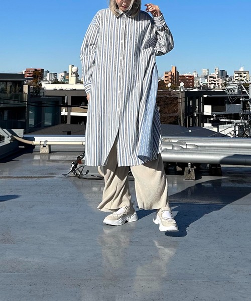 AS KNOW AS plus（アズノゥアズプラス）の「◎カットOK!! プリーツパンツ（その他パンツ・レディース・モカ/グレイッシュベージュ/ブラック系/ブラウン系/ブルー系/ピンク系/ブラック/アイボリー系/グレー系/ブラック系1/アイボリー系1/グレー系1・FREE）」の17枚目の写真