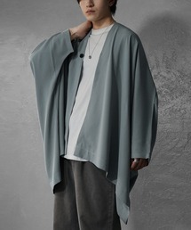 【MinoriTY】オーバーサイズビッグポンチョ カーディガン メンズ ビッグシルエット ルーズフィット 秋服 夏服