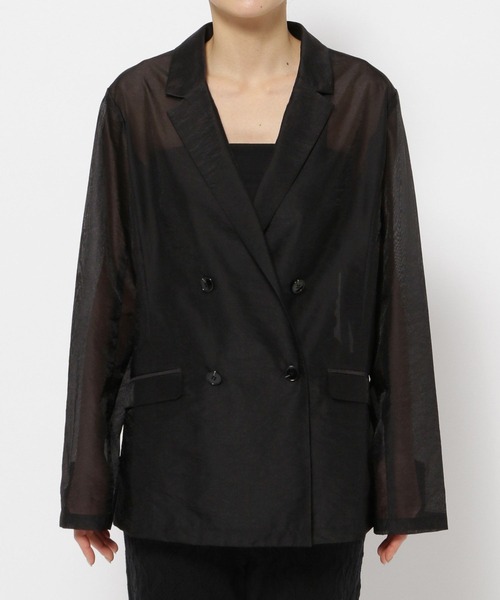 LEPSIM（レプシィム）の「【FOR I SERIES】シアージャケット　111705（テーラードジャケット・レディース・アイボリー/ブラック・FREE）」の10枚目の写真