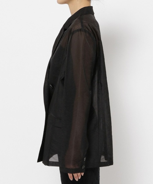 LEPSIM（レプシィム）の「【FOR I SERIES】シアージャケット　111705（テーラードジャケット・レディース・アイボリー/ブラック・FREE）」の11枚目の写真