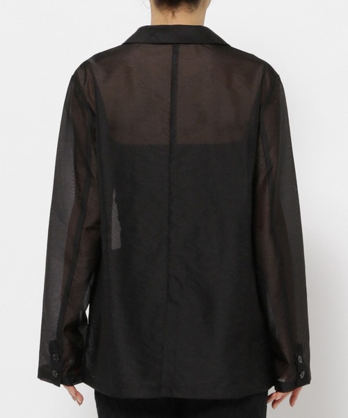 LEPSIM（レプシィム）の「【FOR I SERIES】シアージャケット　111705（テーラードジャケット・レディース・アイボリー/ブラック・FREE）」の12枚目の写真