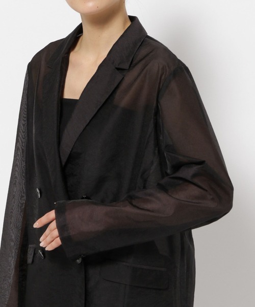 LEPSIM（レプシィム）の「【FOR I SERIES】シアージャケット　111705（テーラードジャケット・レディース・アイボリー/ブラック・FREE）」の14枚目の写真