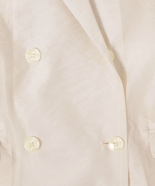 LEPSIM（レプシィム）の「【FOR I SERIES】シアージャケット　111705（テーラードジャケット・レディース・アイボリー/ブラック・FREE）」の8枚目の写真