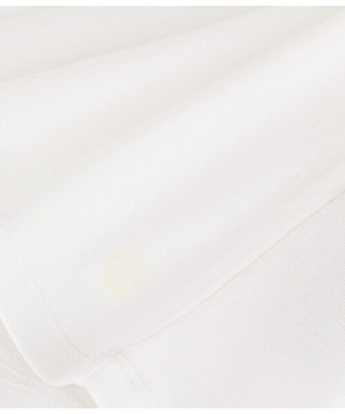 PETIT BATEAU(プチバトー)の「ポワンココットクルーネック半袖Tシャツ(Tシャツ/カットソー・レディース・ブラック/グレー/ブルー/ライトグリーン/ホワイト・XX-SMALL/X-SMALL/SMALL/MEDIUM/LARGE)」の7枚目の写真