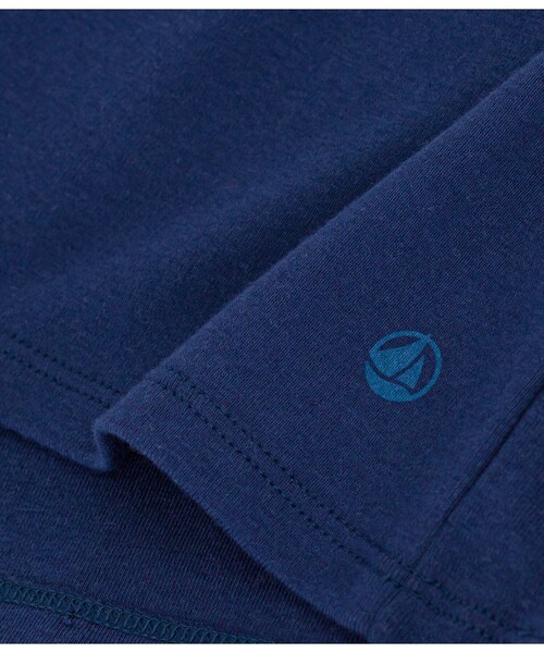 PETIT BATEAU(プチバトー)の「ポワンココットクルーネック半袖Tシャツ(Tシャツ/カットソー・レディース・ブラック/グレー/ブルー/ライトグリーン/ホワイト・XX-SMALL/X-SMALL/SMALL/MEDIUM/LARGE)」の8枚目の写真