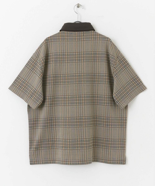 URBAN RESEARCH Sonny Label（アーバンリサーチサニーレーベル）の「『吸水速乾』『UVカット』OOPS　千鳥柄カットポロシャツ（ポロシャツ・メンズ・グリーン系その他/ブラウン系その他/ブラック系その他・MEDIUM/LARGE）」の6枚目の写真
