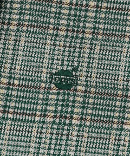 URBAN RESEARCH Sonny Label（アーバンリサーチサニーレーベル）の「『吸水速乾』『UVカット』OOPS　千鳥柄カットポロシャツ（ポロシャツ・メンズ・グリーン系その他/ブラウン系その他/ブラック系その他・MEDIUM/LARGE）」の10枚目の写真