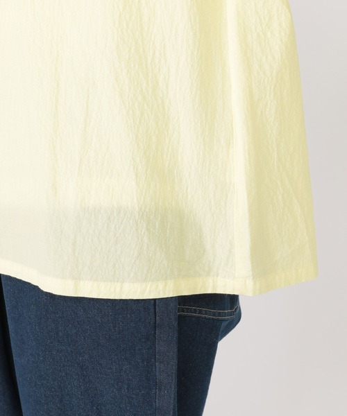 studio CLIP（スタディオクリップ）の「スキッパーオーバーシャツ（シャツ/ブラウス・レディース・その他1/オフホワイト/サックスブルー/イエロー・FREE）」の19枚目の写真