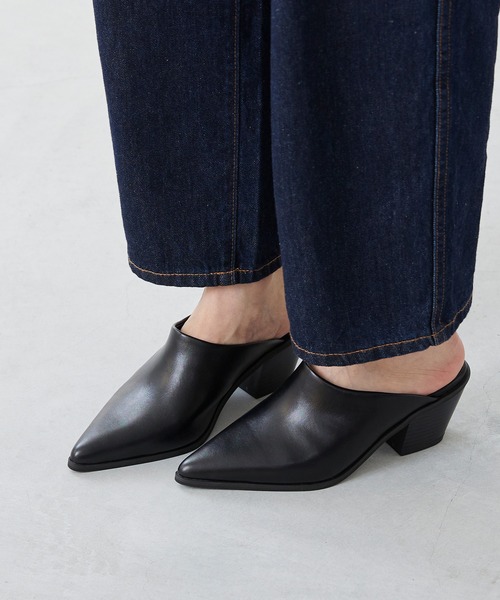 DIESEL D-WESTERN MULE ポインテッドトゥ ヒール ミュール DIESEL D-WESTERN MULE ポインテッドトゥ ヒール ミュール 楽天