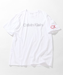 【Calvin Klein/カルバンクライン】Logo T-Shirt/CKロゴ 半袖クルーネックTシャツ レギュラーフィット