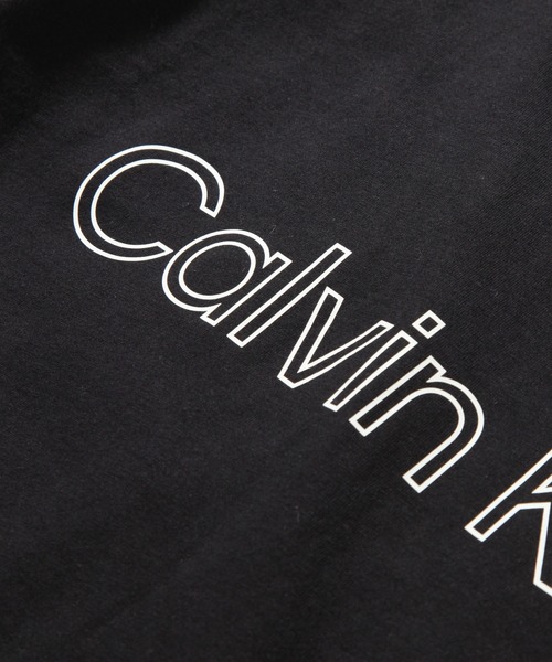 Calvin Klein(カルバン・クライン)の「【Calvin Klein/カルバンクライン】Logo T-Shirt/CKロゴ 半袖クルーネックTシャツ レギュラーフィット(Tシャツ/カットソー・メンズ・ブラック/ホワイト・S/M/L/XL)」の6枚目の写真