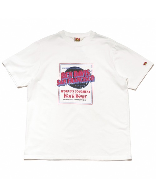 BEN DAVIS(ベンデイビス)の「《BEN DAVIS PROJECT LINE》VINTAGE STYLE PRINT T-SHIRTS(Tシャツ/カットソー・メンズ・ホワイト/ブラック・MEDIUM/LARGE/X-LARGE)」の9枚目の写真