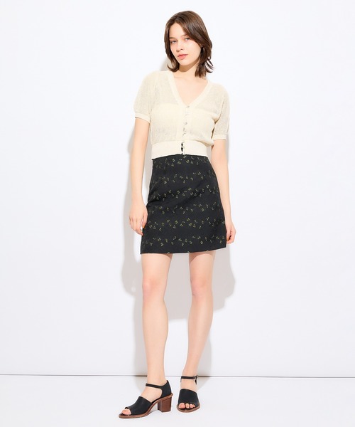 DEICY(デイシー)の「ラメショートスリーブカーディガン(カーディガン/ボレロ・レディース・ピンク/ベージュ系その他・FREE)」の10枚目の写真