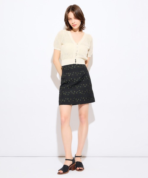 DEICY(デイシー)の「ラメショートスリーブカーディガン(カーディガン/ボレロ・レディース・ピンク/ベージュ系その他・FREE)」の4枚目の写真