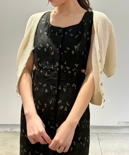 DEICY(デイシー)の「ラメショートスリーブカーディガン(カーディガン/ボレロ・レディース・ピンク/ベージュ系その他・FREE)」の22枚目の写真