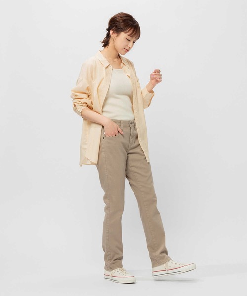 SOMETHING(サムシング)の「【SOMETHING】SUMMERTAPERED(その他パンツ・レディース・ベージュ・25inch/26inch/27inch/28inch/29inch)」の3枚目の写真