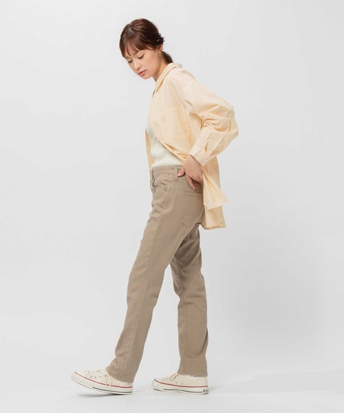 SOMETHING(サムシング)の「【SOMETHING】SUMMERTAPERED(その他パンツ・レディース・ベージュ・25inch/26inch/27inch/28inch/29inch)」の4枚目の写真