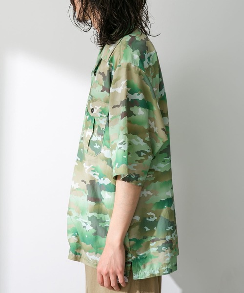 ARMY TWILL(アーミーツイル)の「ARMY TWILL Camo Print Utility Shirts(シャツ/ブラウス・メンズ・カーキ・MEDIUM/LARGE)」の2枚目の写真