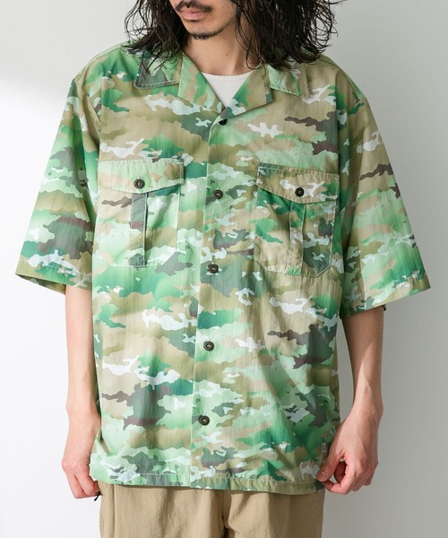ARMY TWILL(アーミーツイル)の「ARMY TWILL Camo Print Utility Shirts(シャツ/ブラウス・メンズ・カーキ・MEDIUM/LARGE)」の1枚目の写真